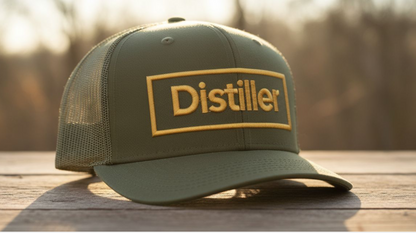 Distiller 3D Embroidered Trucker Cap